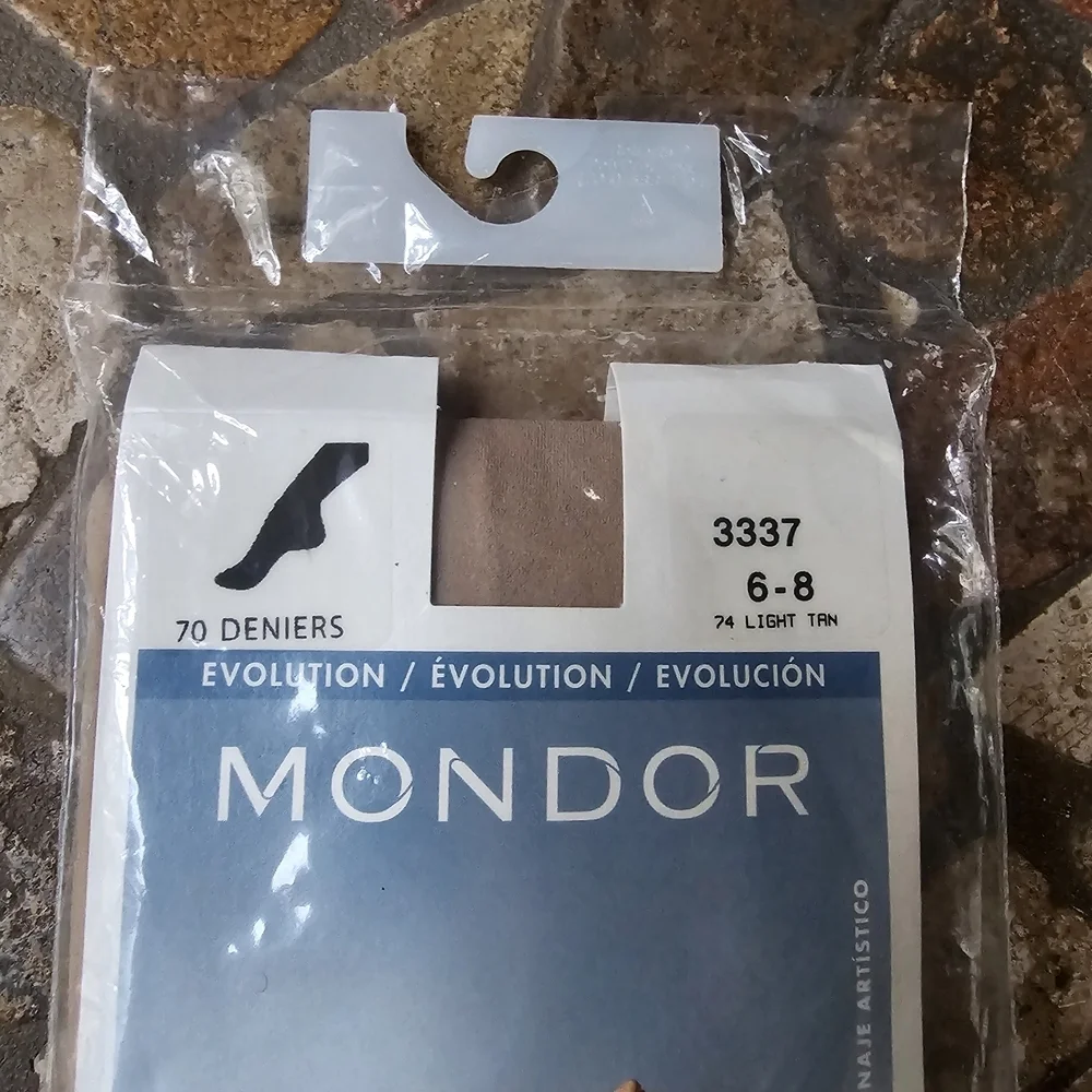 Mondor Women's Figure Skating Tights Hosirey, Tan